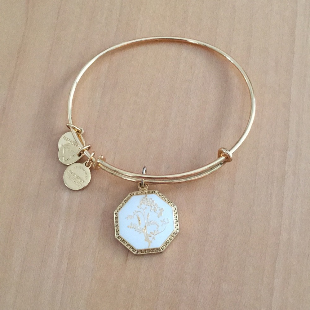 Alex and ani sweet pea bangle